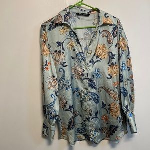Retro blouse button down